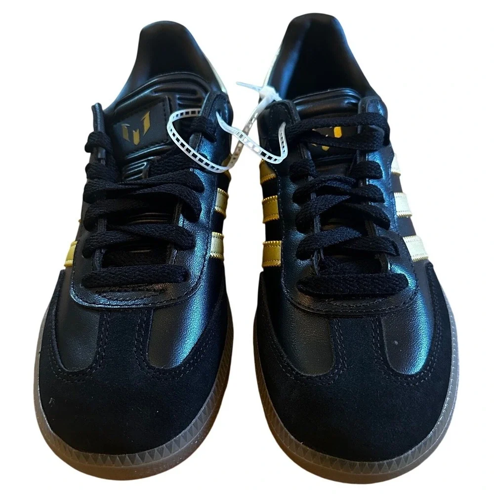 Adidas Black Gold Samba Messi Sneakers Men's 5